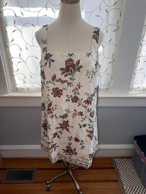 Tuckernuck x Studio McGee Terracotta Chintz Cotton Linen Cassie Dress